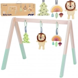 tooky toy baby gym stojan s 3 závesmi pre bábätká