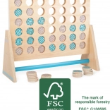 Drevená hra Štyri v rade XXL