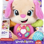 Interaktívna plyšová sestrička psík FISHER-PRICE Laugh & Learn Smart Stages, viacjazyčná