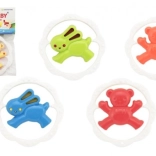 detské hrkálky a hryzadlo kruh – medvedík alebo zajačik