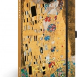 Bodkovaný zápisník NOTIQUE Gustav Klimt 13 × 21 cm