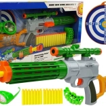 Penaová puška so štítom sivá