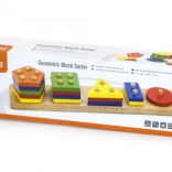 Drevená vkladačka – geometrické tvary VIGA