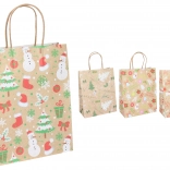 Darčeková taška M Vianoce 21 × 27 × 11 cm