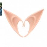 Latexové elfské uši na karneval (2 ks, 12 cm)