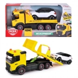 Odťahové vozidlo Volvo s osobným autom