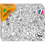 čiernobiele puzzle VILAC KEITH HARING – 1000 dielikov