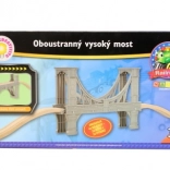 Obojstranný vysoký most pre detské trate