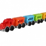 Plastový vláčik so 4 vagónikmi v sieťke