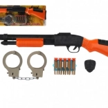 Policajná hráčska sada s puškou, nábojmi a putami