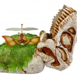 Lietajúci dinosaurus oranžový