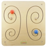 Drevená vzdelávacia tabuľka Motýľ od Masterkidz