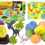 DIY sada na maľovanie dinosauřích vajíčok