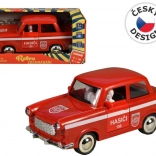 Retro požiarnické auto na zotrvačník