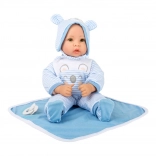 bábika Small Foot Lucas s mäkkým telíčkom a doplnkami