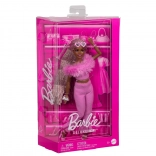 barbie deluxe style – ružový chlpatý komplet