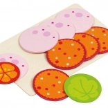 Údenina na doske - jedlo na sendviče