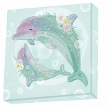 Sada Diamond Dotz - Tancujúce delfíny