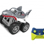 RC mini auto Žralok – sivé terénne auto na diaľkové ovládanie