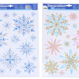Okenná dekorácia Vločky 41 × 29 cm