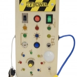 Drevená interaktívna LED busy board 2Kids Toys