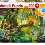 Schmidt puzzle Víly v lese 200 dielikov s darčekom vílej paličky