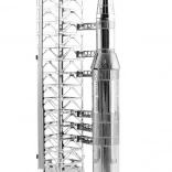 METAL EARTH 3D puzzle Apollo Saturn V s rampou