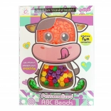 Farebný korálkový set Krava