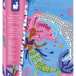 Janod mozaika morské panny a delfíny maxi