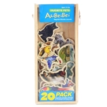 Drevené magnetky domáci miláčikovia v krabičke (20 ks)