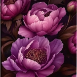 Vreckový diár Fialové kvety 2026