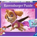 Ravensburger puzzle Paw Patrol Skye a Everest 2×24 dielikov