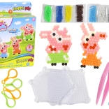 Vodné koráliky DIY – sada 8 farieb s motívmi prasiatok