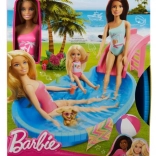 Bábika Barbie s bazénom