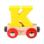 Vagónek Bigjigs Rail písmeno K