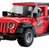 Stavebnica auto 414 dielikov červené MOULD KING