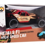 Zlaté kovové autíčko na diaľkové ovládanie