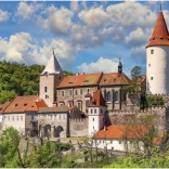 Dino puzzle hrad Křivoklát 100 XL dielikov