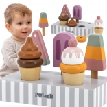 VIGA PolarB drevené nanuky na stojane – sada 5 ks