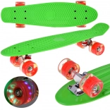 LED skateboard so svietiacimi kolieskami