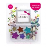 Lukky trblietavé krémové očné tiene s aplikátorom