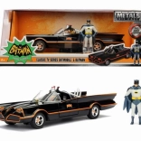 batmobile 1966 klasický model 1:24 s figúrkou batmana