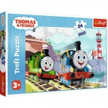 Puzzle 24 maxi – Tomáš a Percy na koľajniciach Thomas & Friends