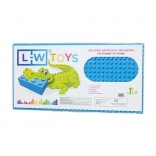 Podložka na stavanie modrá Junior 16x32 bodov