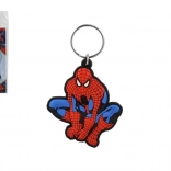 Gumová kľúčenka MARVEL SPIDER-MAN, sediaca postava, 6 cm