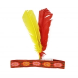 Indiánska čelenka s perami