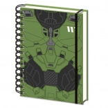 Krúžkový blok A5 HALO