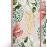 NOTIQUE linajkový notes ľalia 13 × 21 cm