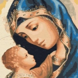 Obraz Paint it! Marie s Dieťaťom - Maľovanie podľa Čísel