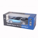 rc auto bugatti veyron 1:14 červené alebo modré